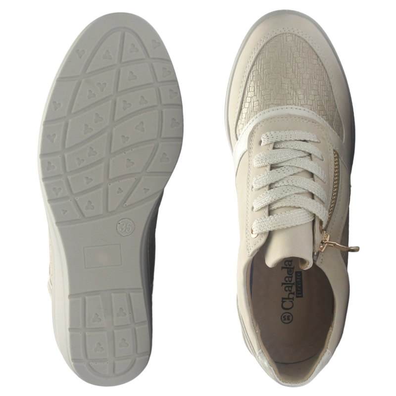 ZAPATILLA MUJER CHALADA DEZA-4 BEIGE URBANO - 7