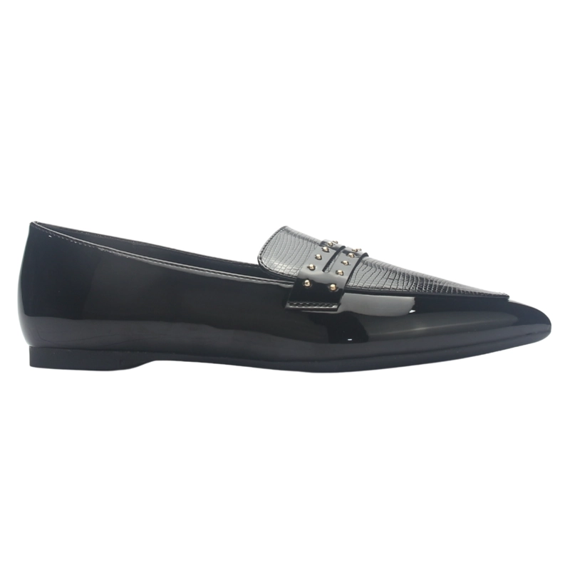 BALLERINA MUJER  CHALADA MARIS-7 NEGRO CASUAL - 1