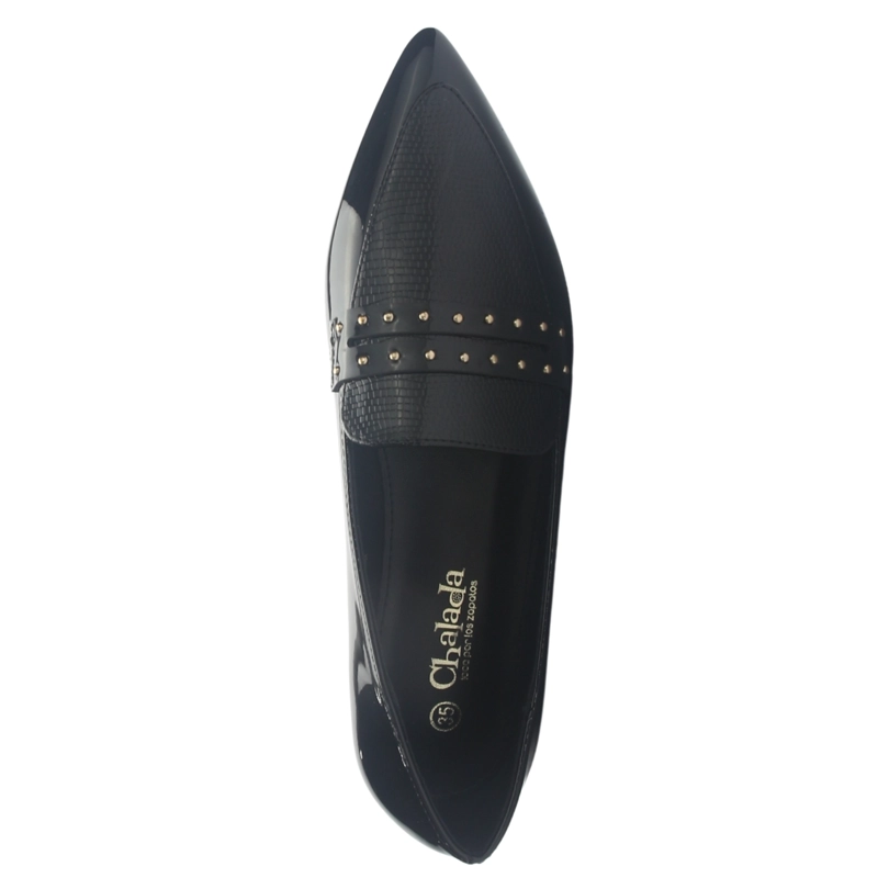 BALLERINA MUJER  CHALADA MARIS-7 NEGRO CASUAL - 7