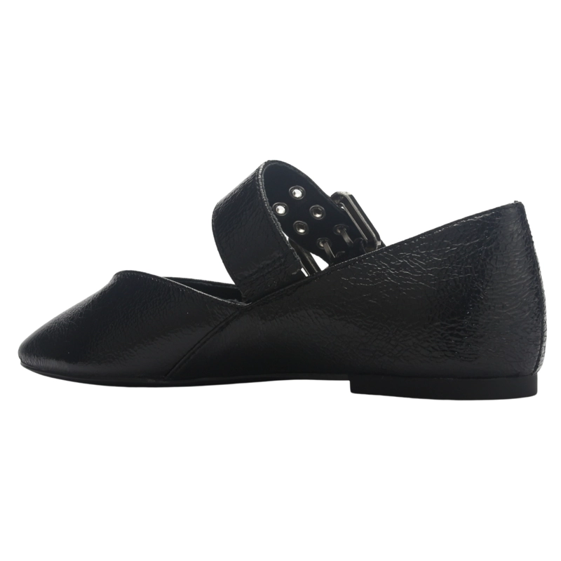 BALLERINA MUJER  CHALADA CORSA-20 NEGRO CASUAL - 4