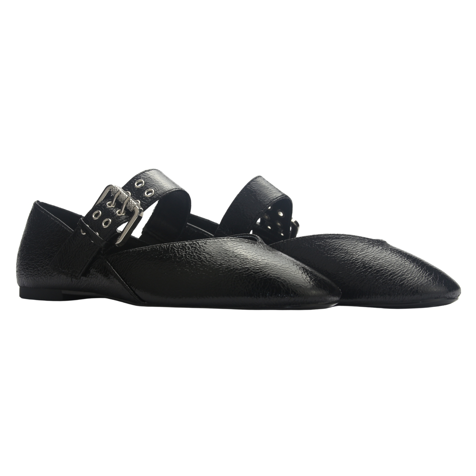 BALLERINA MUJER  CHALADA CORSA-20 NEGRO CASUAL - 5