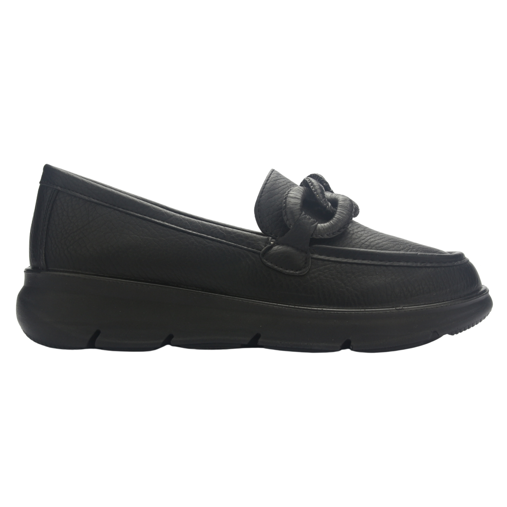 MOCASIN MUJER CHALADA GRAKI-2 NEGRO CASUAL - 1