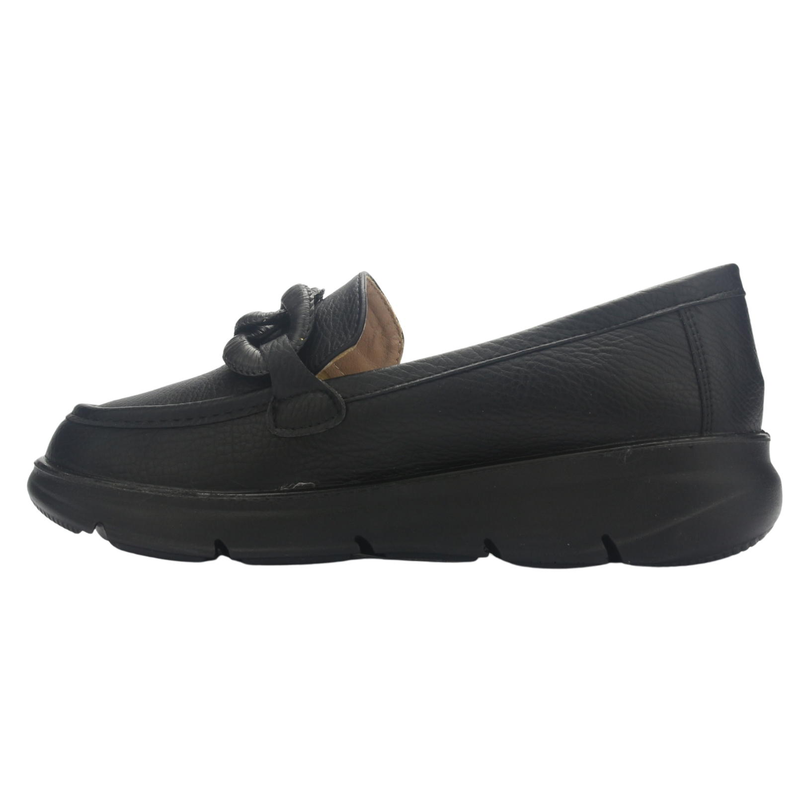 MOCASIN MUJER CHALADA GRAKI-2 NEGRO CASUAL - 2