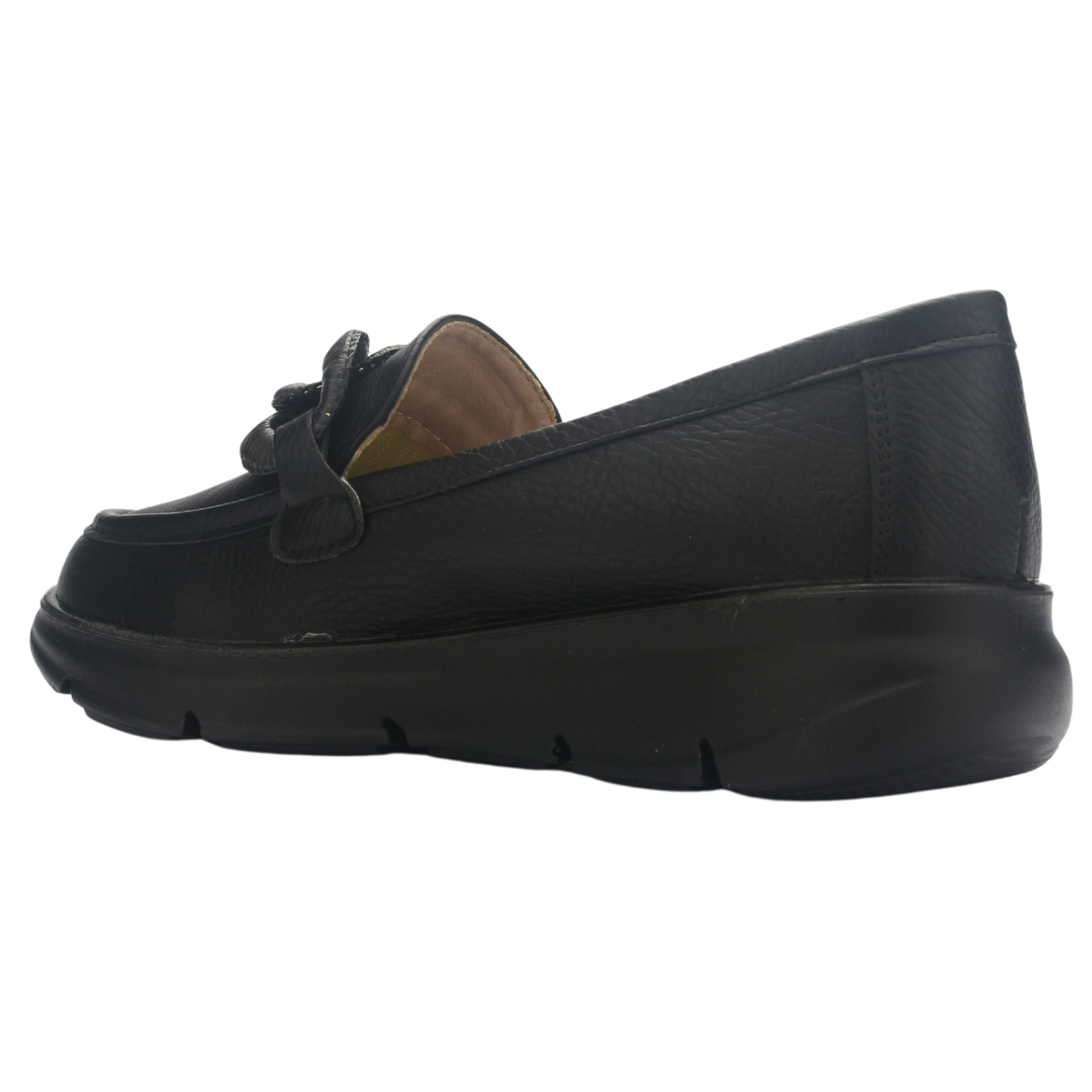 MOCASIN MUJER CHALADA GRAKI-2 NEGRO CASUAL - 4