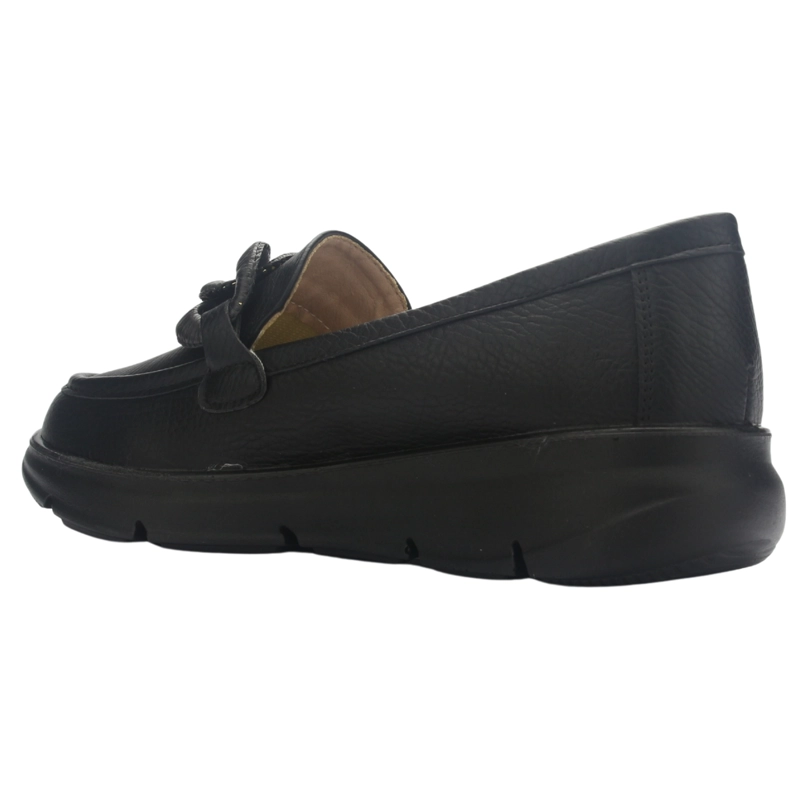 MOCASIN MUJER CHALADA GRAKI-2 NEGRO CASUAL - 4
