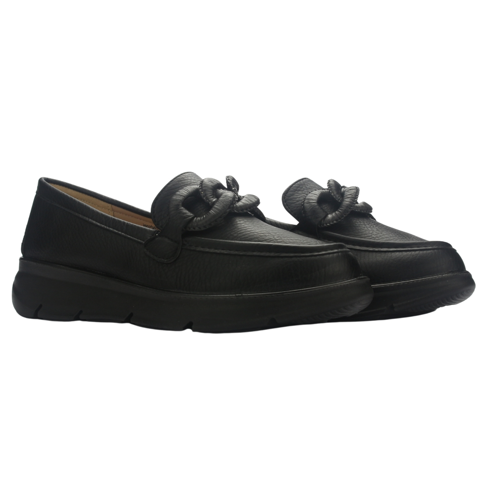 MOCASIN MUJER CHALADA GRAKI-2 NEGRO CASUAL - 6