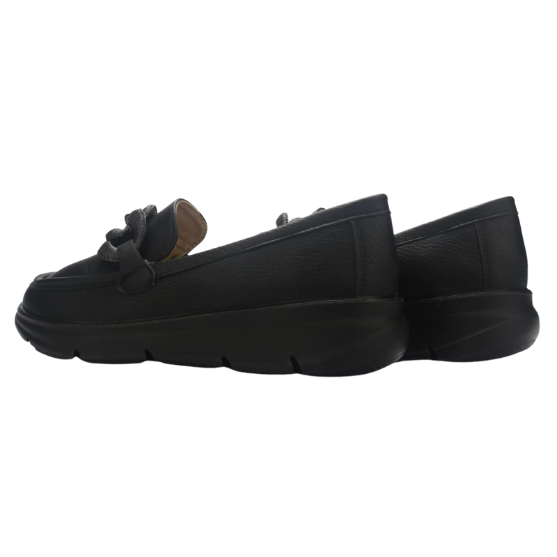 MOCASIN MUJER CHALADA GRAKI-2 NEGRO CASUAL - 7