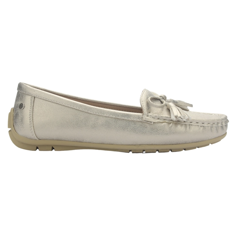 MOCASIN MUJER CASUAL CHAMPAGNE CHALADA NAUTICO-3 - 1