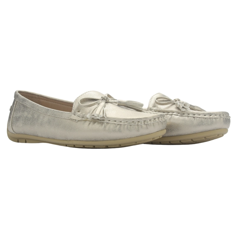 MOCASIN MUJER CASUAL CHAMPAGNE CHALADA NAUTICO-3 - 4