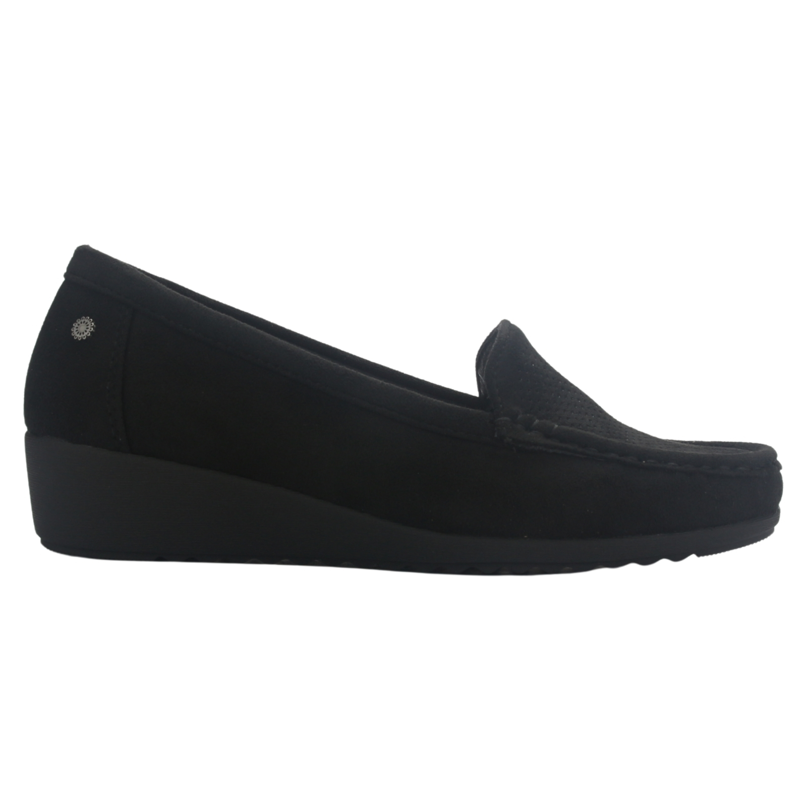 MOCASIN MUJER CHALADA MALU-4 NEGRO CASUAL - 1