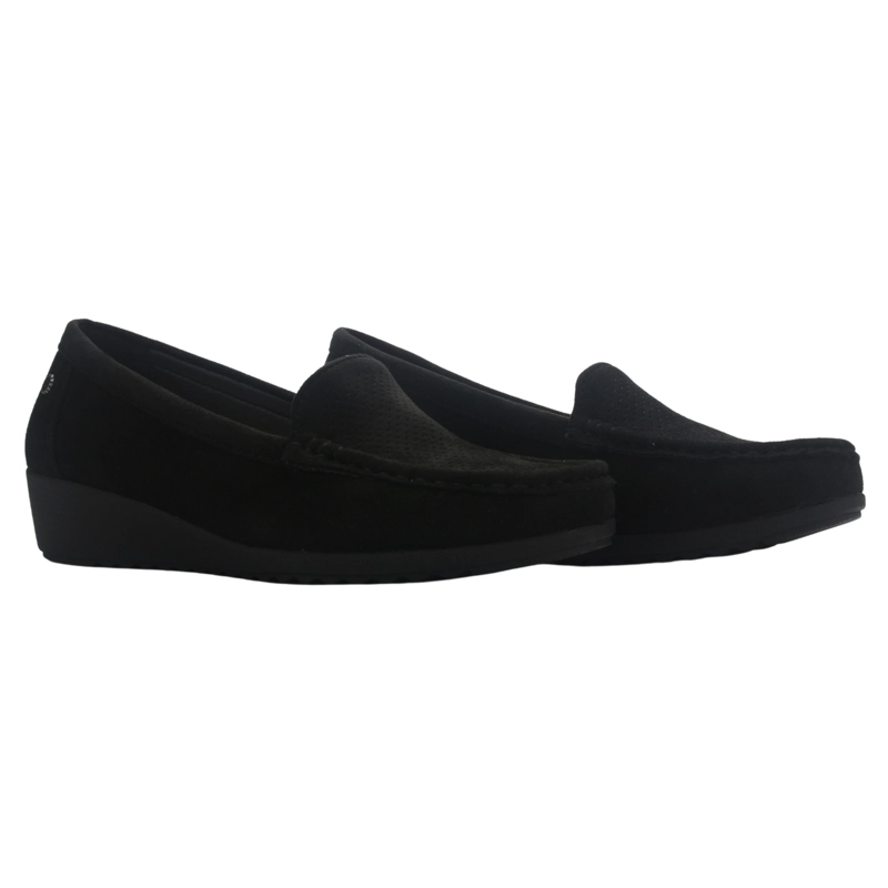 MOCASIN MUJER CHALADA MALU-4 NEGRO CASUAL - 6