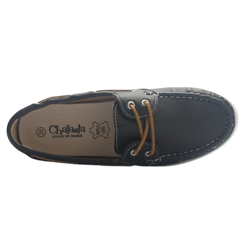 MOCASIN MUJER CASUAL NEGRO CHALADA VELA-1 - 7