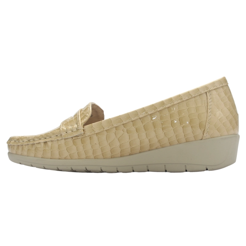 MOCASIN MUJER CHALADA MAYA-1 BEIGE CASUAL - 2