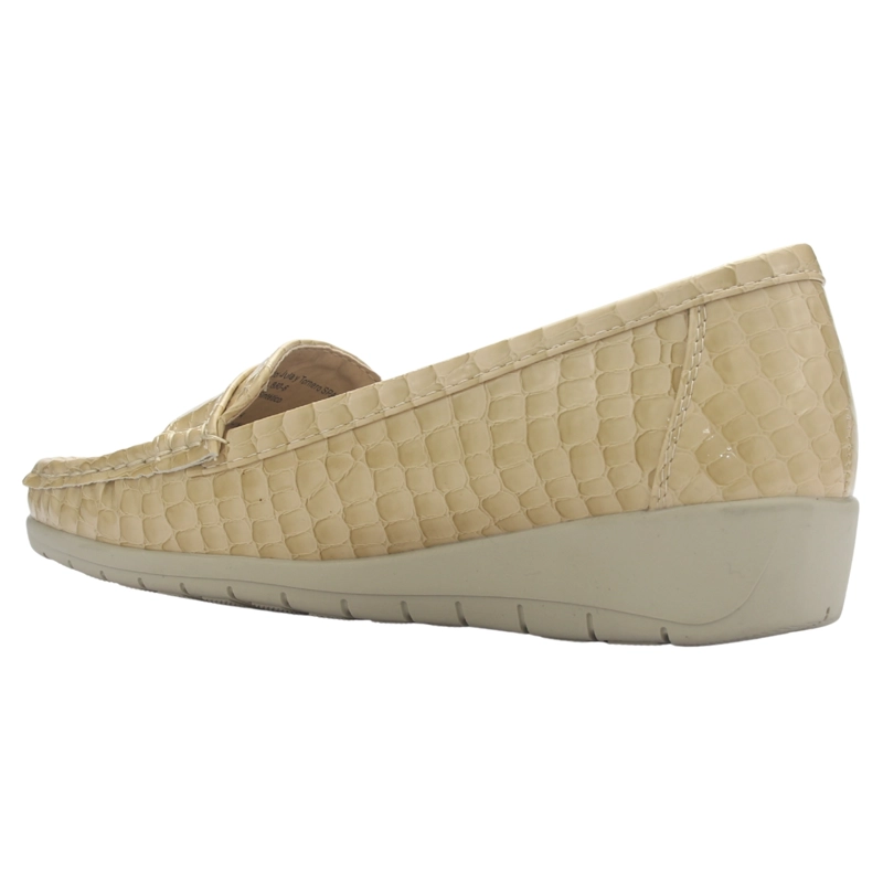MOCASIN MUJER CHALADA MAYA-1 BEIGE CASUAL - 4