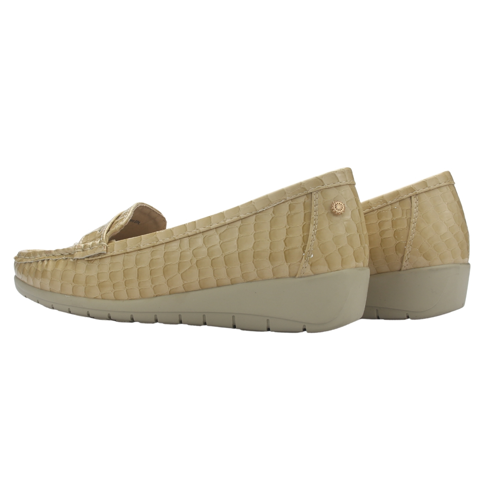 MOCASIN MUJER CHALADA MAYA-1 BEIGE CASUAL - 7