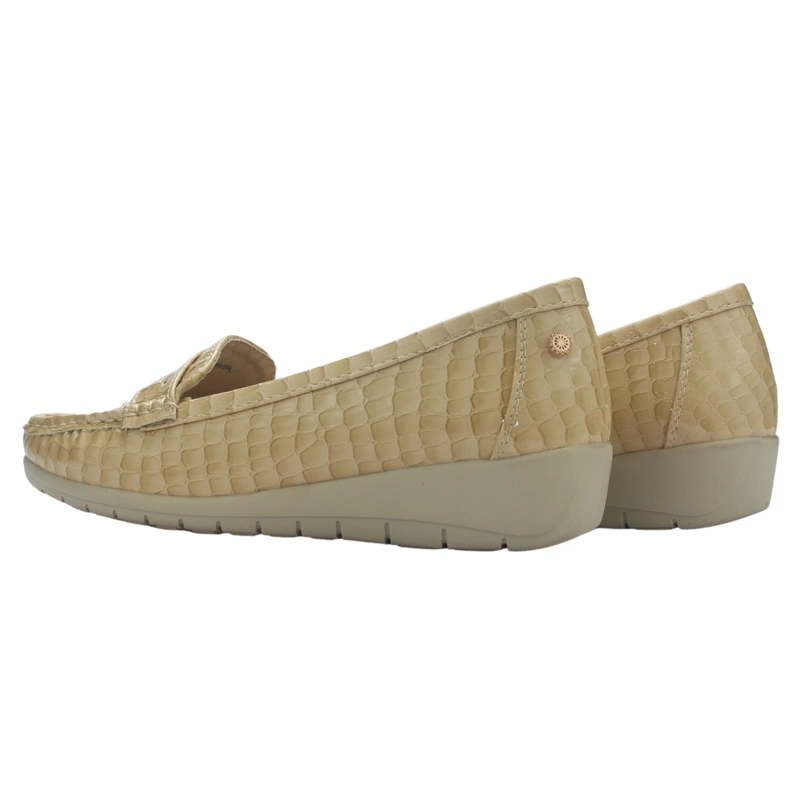 MOCASIN MUJER CHALADA MAYA-1 BEIGE CASUAL - 7