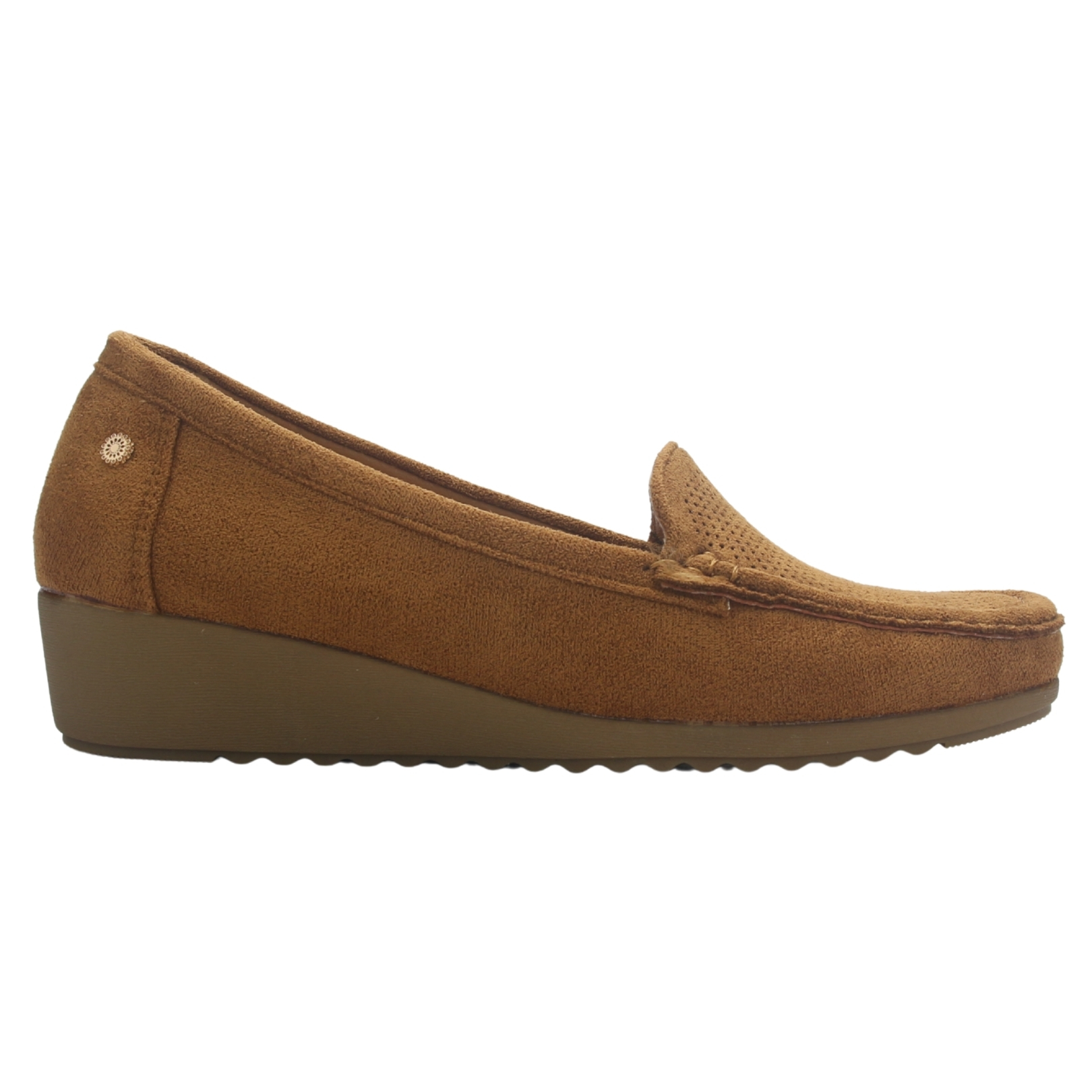 MOCASIN MUJER CHALADA MALU-4 CAMEL CASUAL - 1