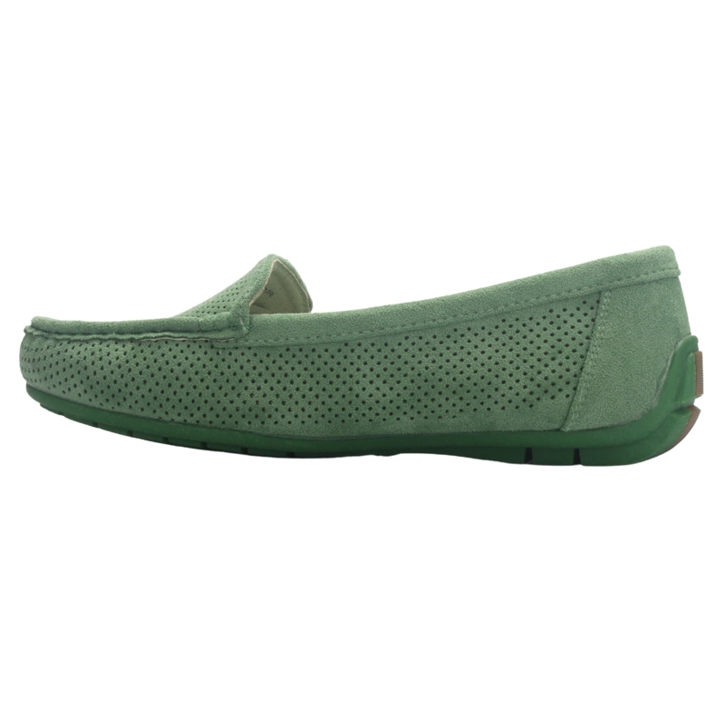 MOCASIN MUJER CASUAL VERDE CHALADA NAUTICO-2 - 2