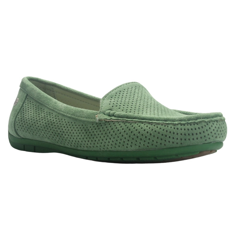 MOCASIN MUJER CASUAL VERDE CHALADA NAUTICO-2 - 3