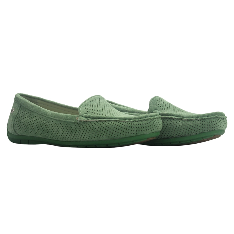 MOCASIN MUJER CASUAL VERDE CHALADA NAUTICO-2 - 6