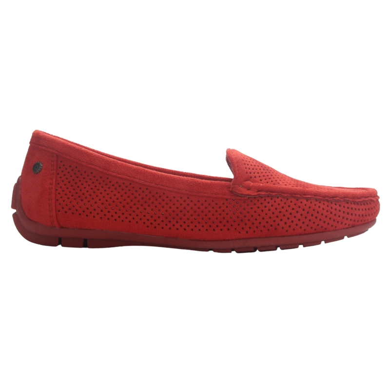 MOCASIN MUJER CASUAL ROJO CHALADA NAUTICO-2 - 1