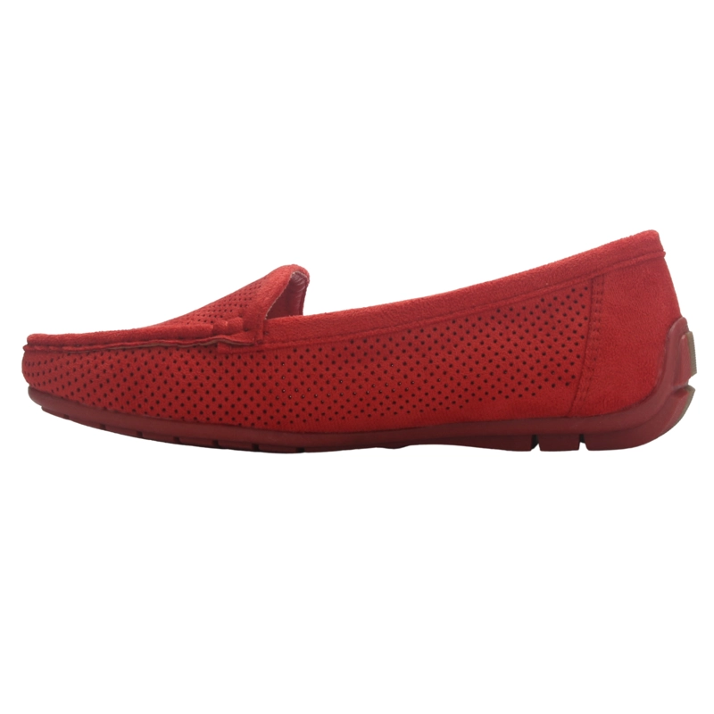 MOCASIN MUJER CASUAL ROJO CHALADA NAUTICO-2 - 2
