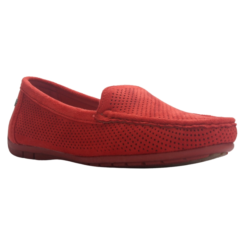 MOCASIN MUJER CASUAL ROJO CHALADA NAUTICO-2 - 3