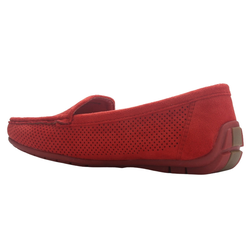 MOCASIN MUJER CASUAL ROJO CHALADA NAUTICO-2 - 4