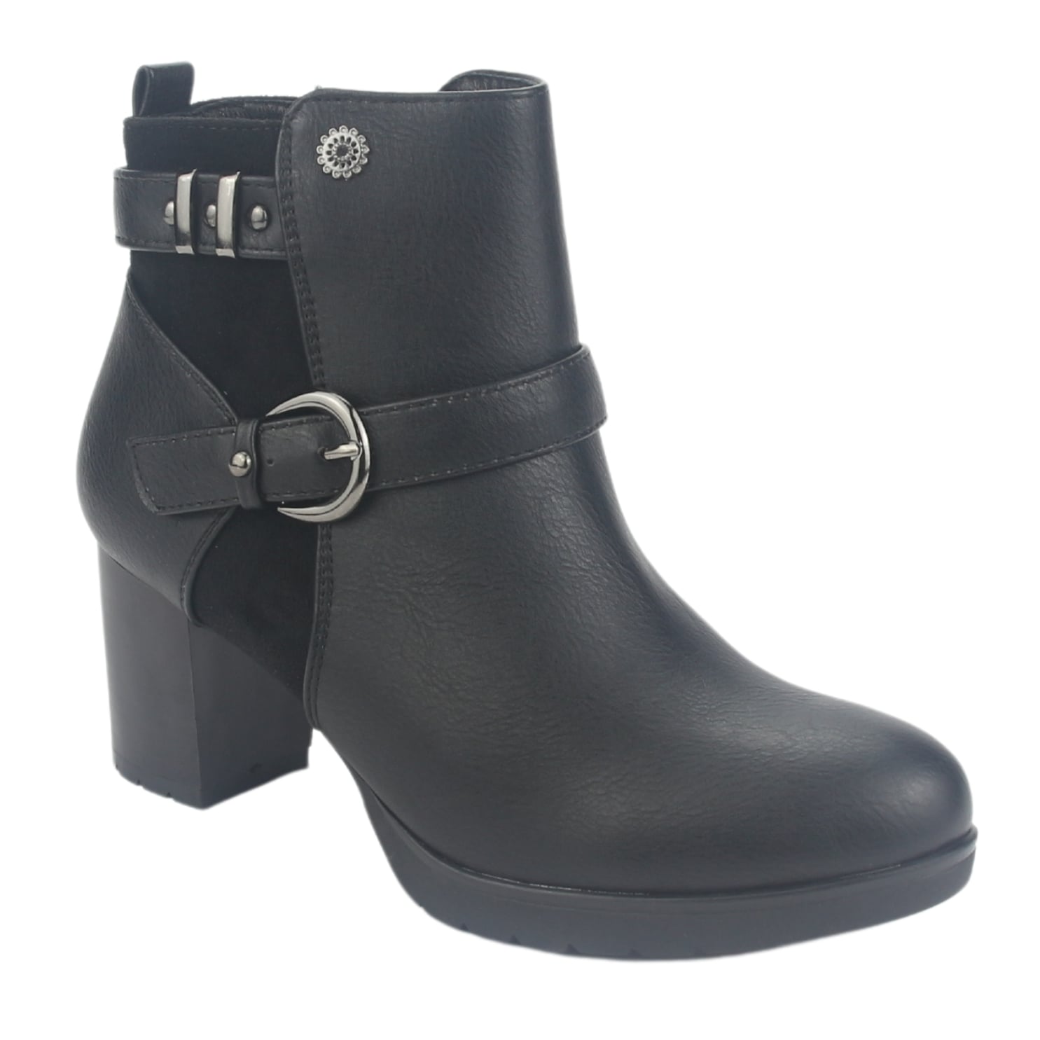 BOTIN CHALADA MUJER LELIA-1 NEGRO CASUAL - 3