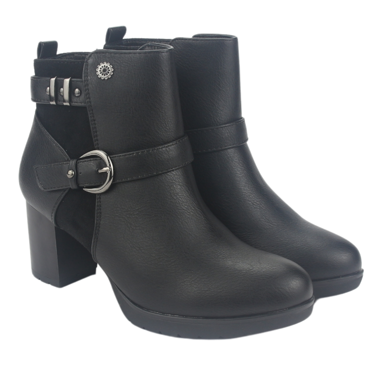 BOTIN CHALADA MUJER LELIA-1 NEGRO CASUAL - 5