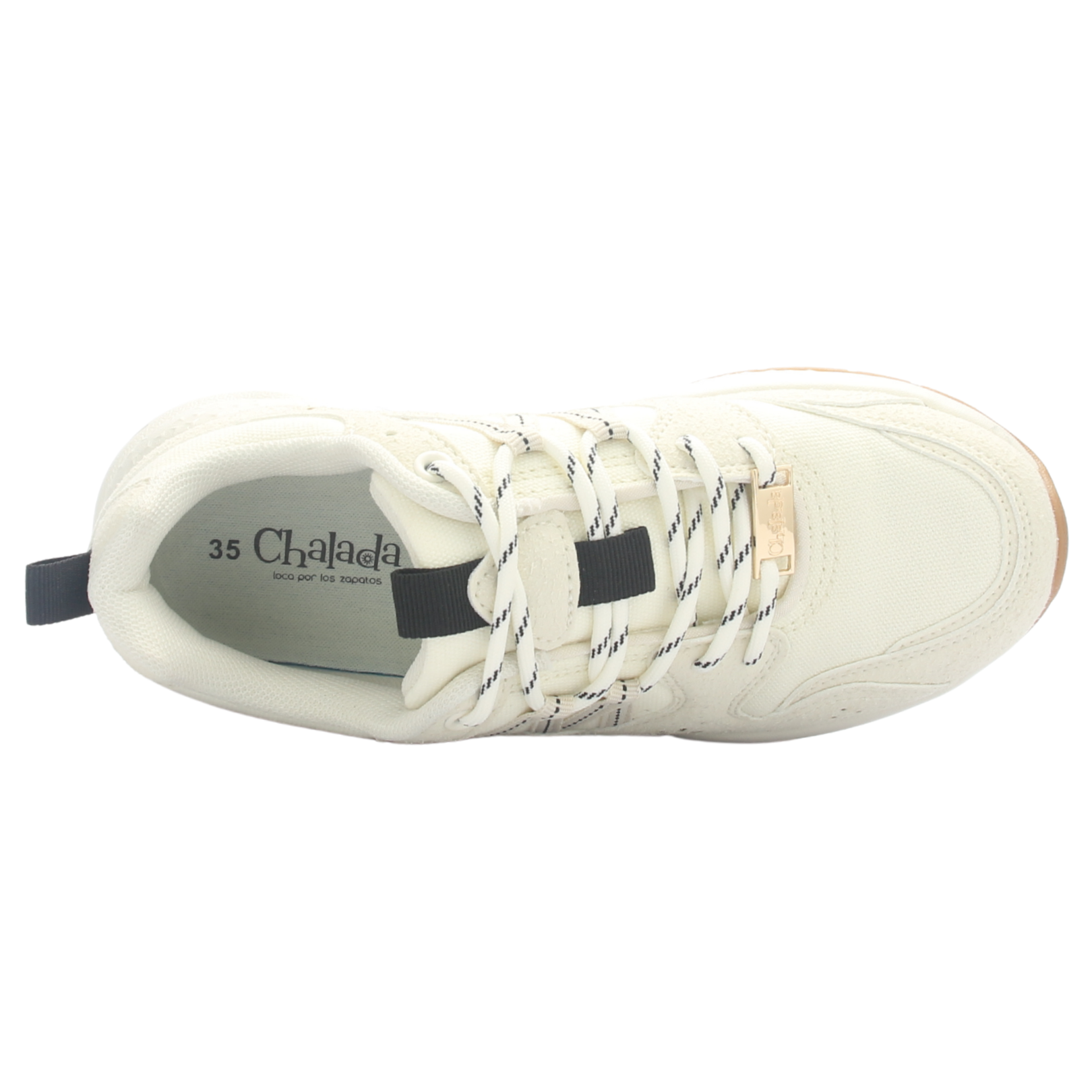 ZAPATILLA MUJER CHALADA GLASGOW-1 BEIGE URBANO - 5