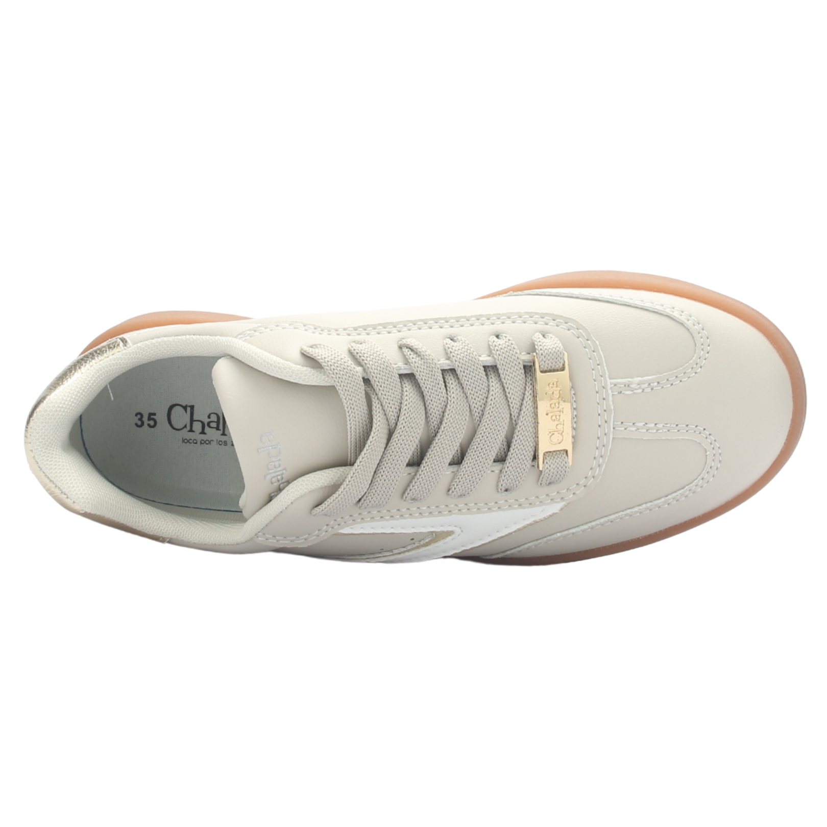 ZAPATILLA MUJER CHALADA ALEXIA-7 BEIGE URBANO - 5
