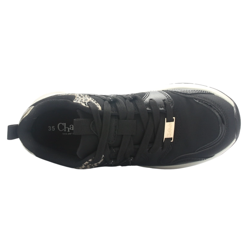 ZAPATILLA MUJER CHALADA GLASGOW-1 NEGRO URBANO - 5