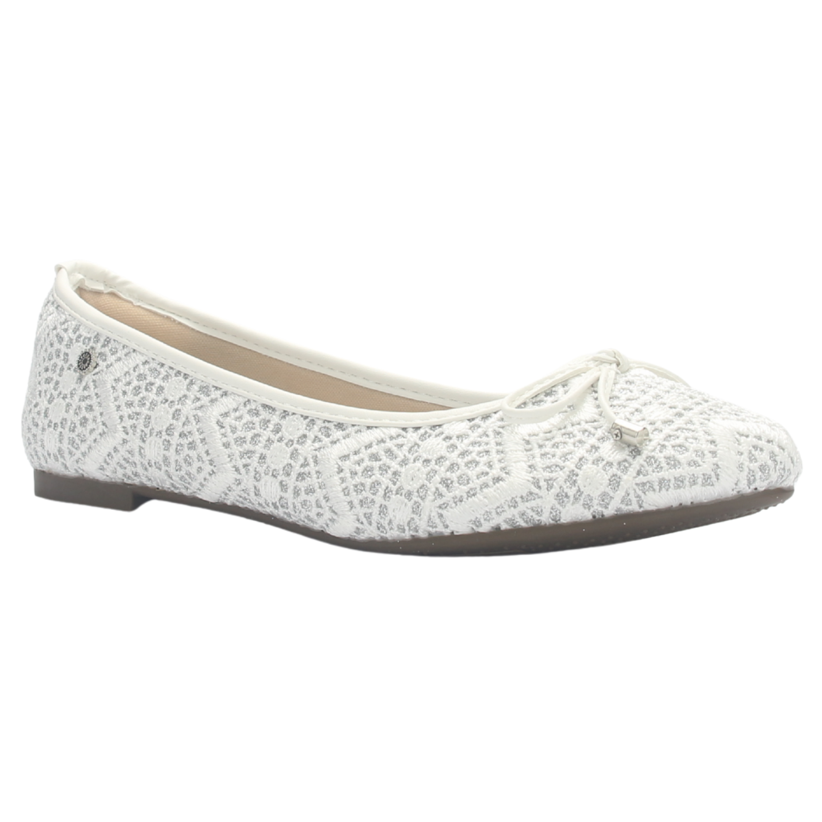 BALLERINA MUJER CHALADA NATHAN-27 BLANCO CASUAL - 3