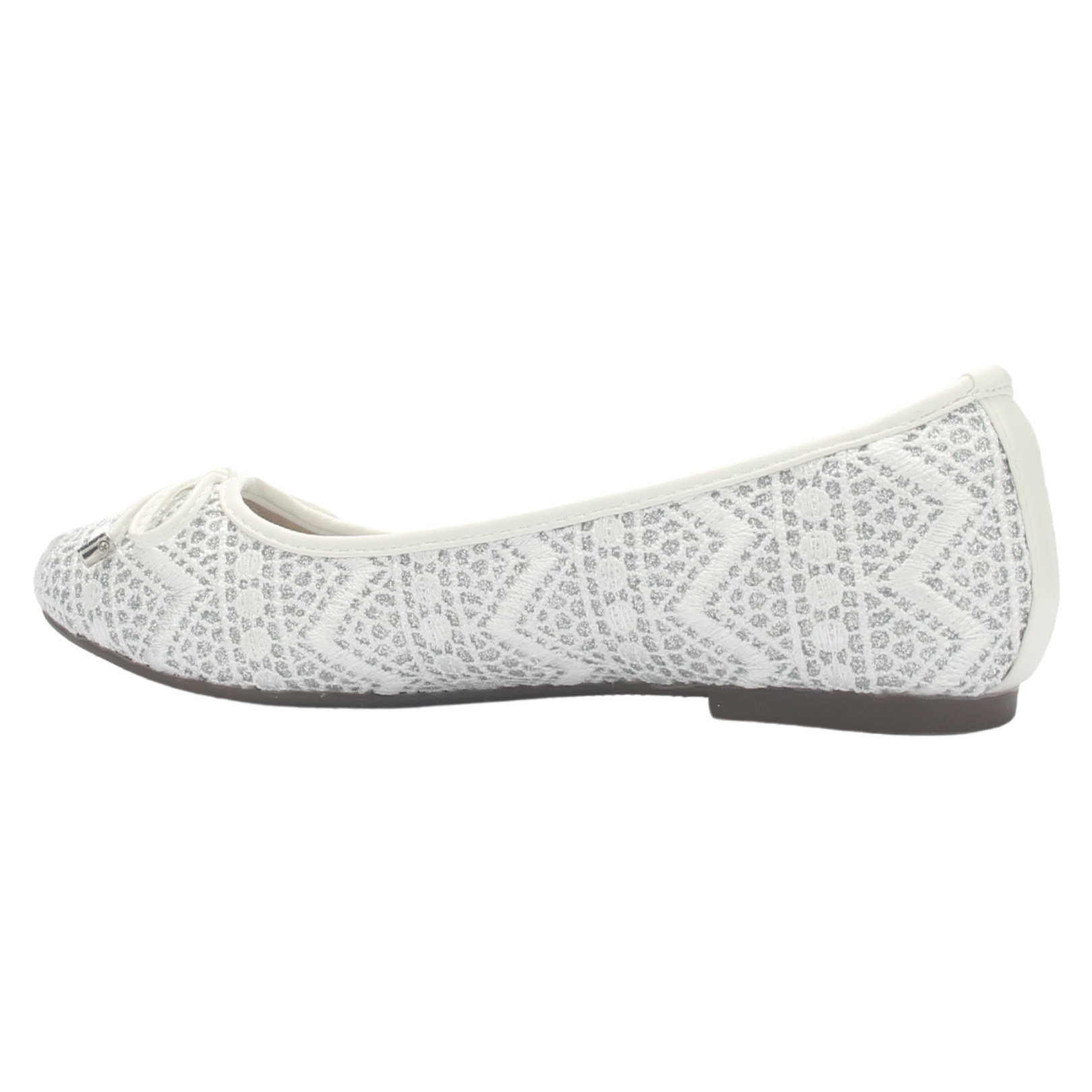 BALLERINA MUJER CHALADA NATHAN-27 BLANCO CASUAL - 4