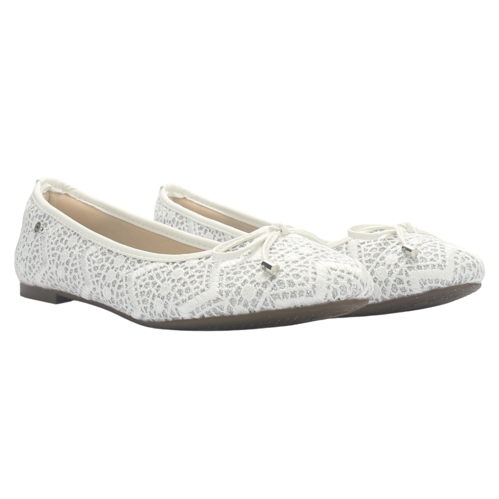 BALLERINA MUJER CHALADA NATHAN-27 BLANCO CASUAL - 5