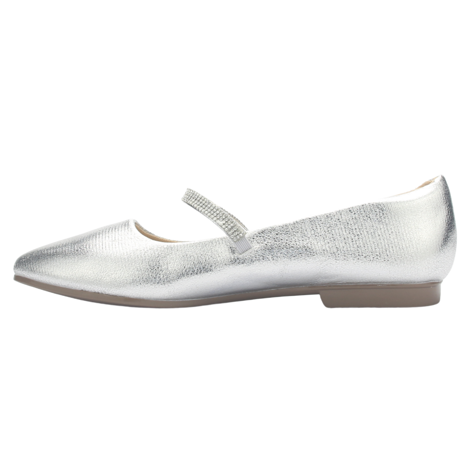 BALLERINA MUJER CHALADA NAZZER-8 PLATEADO CASUAL - 2
