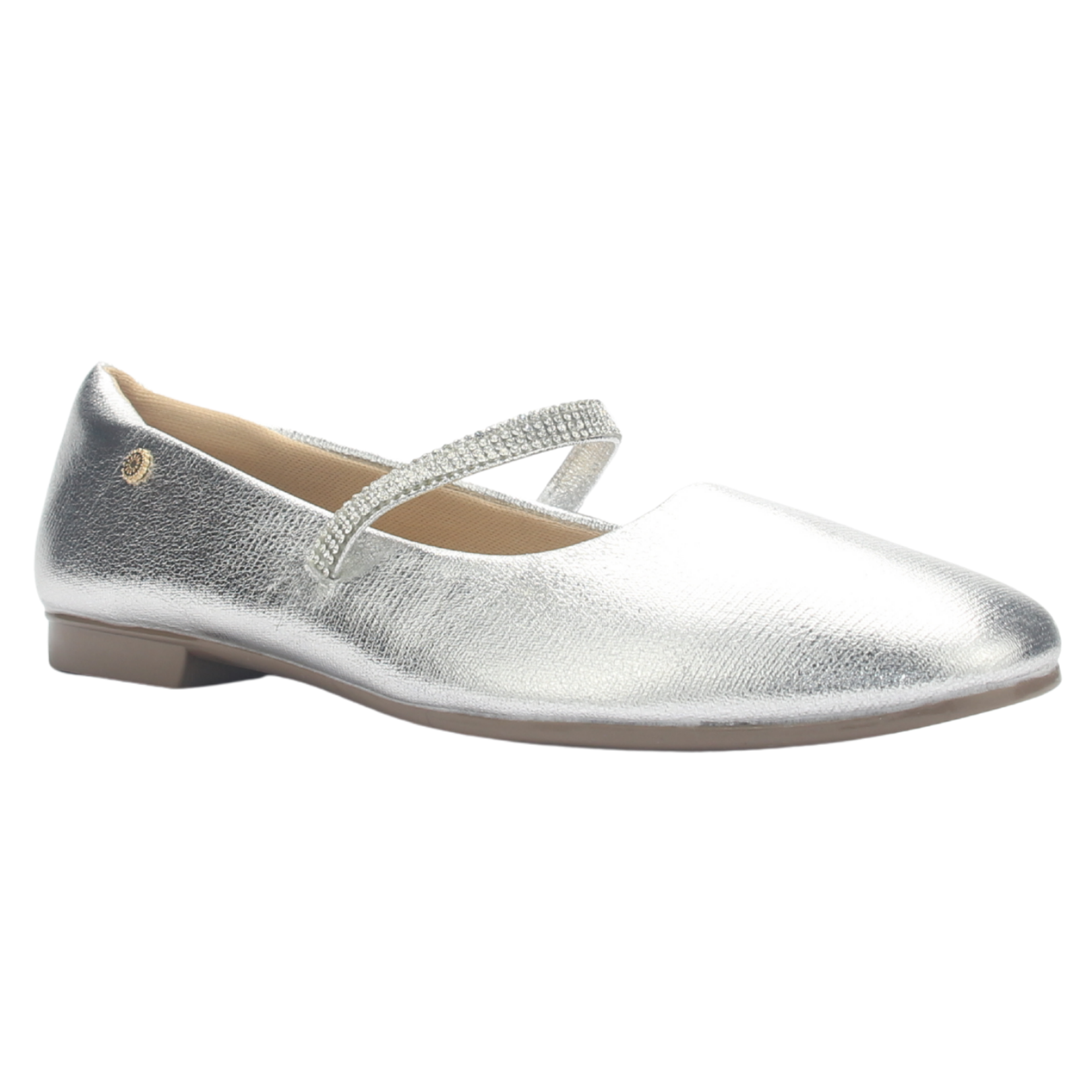 BALLERINA MUJER CHALADA NAZZER-8 PLATEADO CASUAL - 3