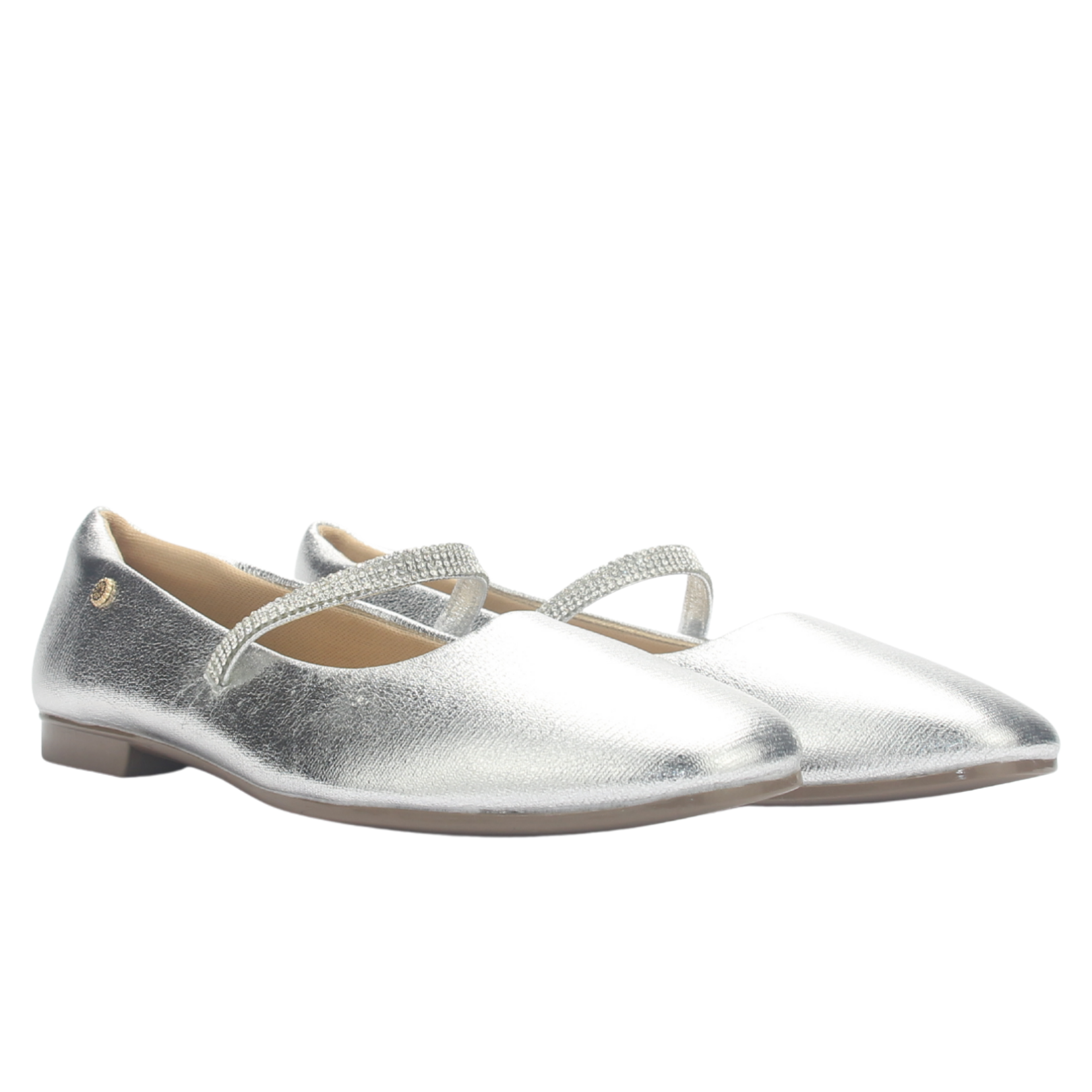 BALLERINA MUJER CHALADA NAZZER-8 PLATEADO CASUAL - 5