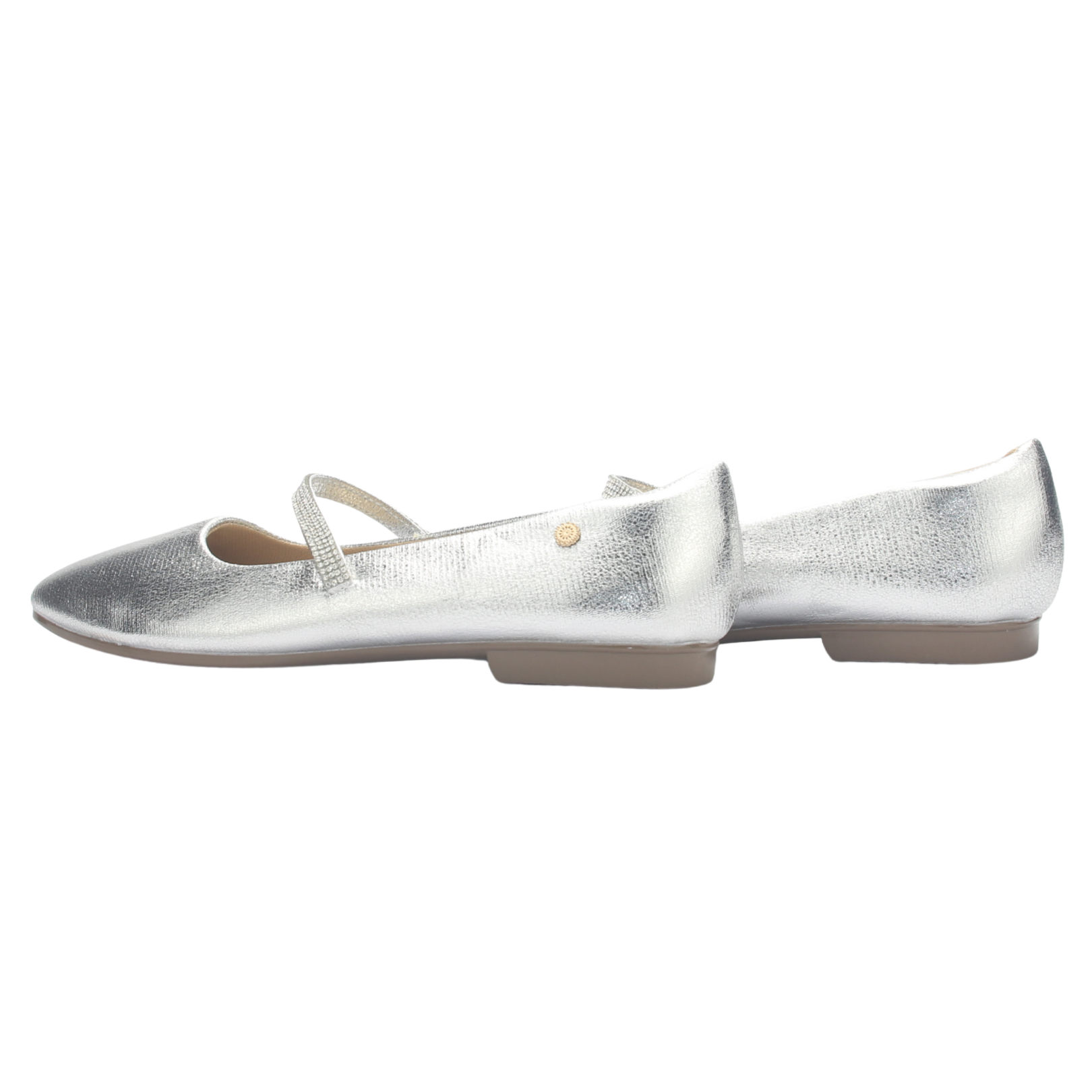 BALLERINA MUJER CHALADA NAZZER-8 PLATEADO CASUAL - 6