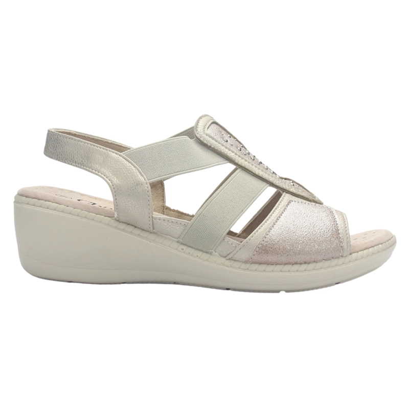 SANDALIA MUJER CHALADA LUPE-4 CHAMPAGNE CASUAL - 1