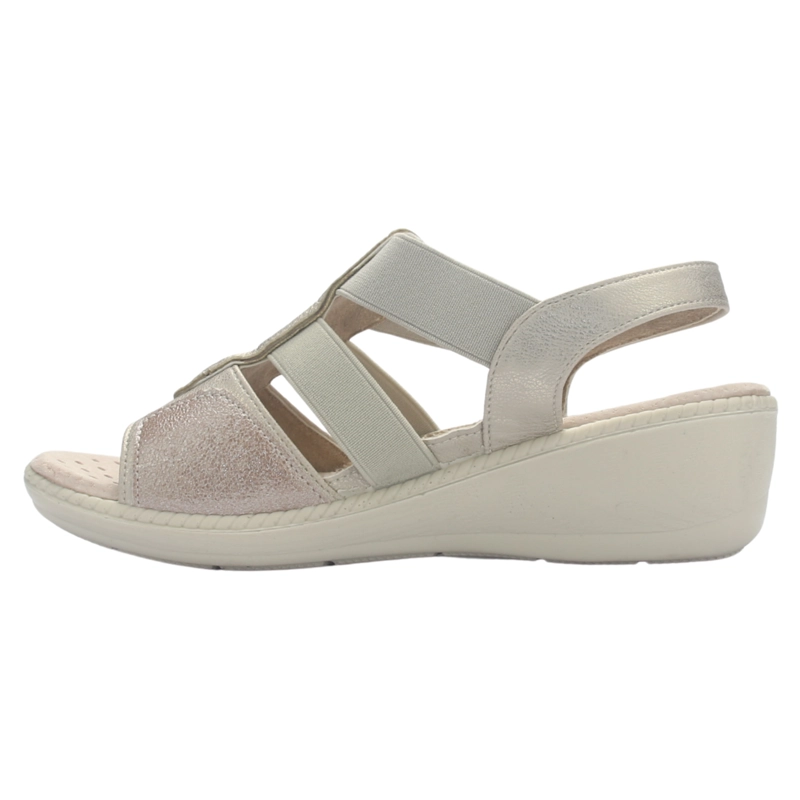 SANDALIA MUJER CHALADA LUPE-4 CHAMPAGNE CASUAL - 2