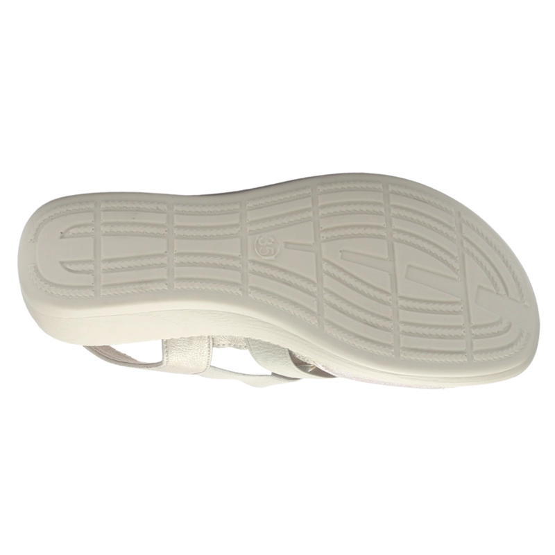 SANDALIA MUJER CHALADA LUPE-4 CHAMPAGNE CASUAL - 6