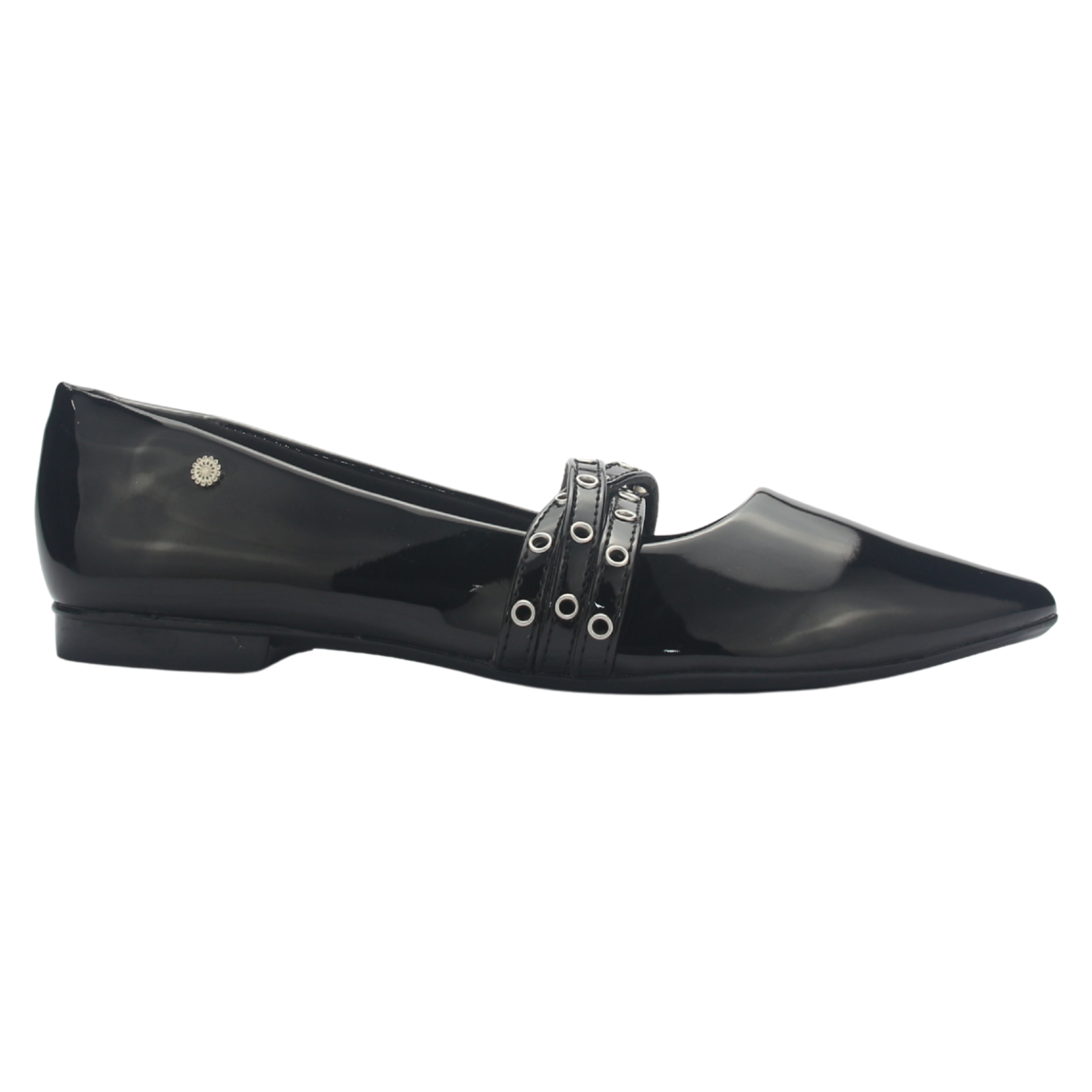 BALLERINA MUJER CHALADA MERCNEW-8 NEGRO CASUAL - 1