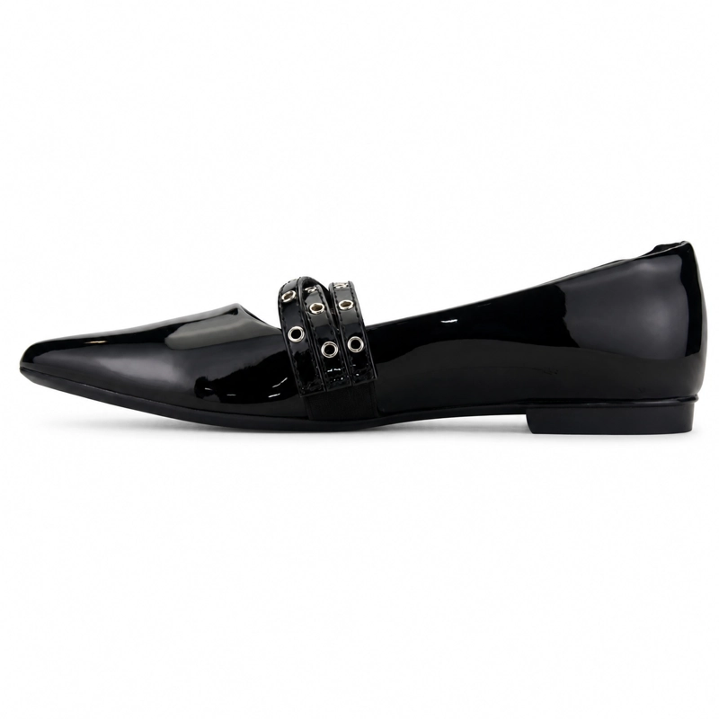 BALLERINA NEGRO MUJER CASUAL CHALADA MERCNEW - 2