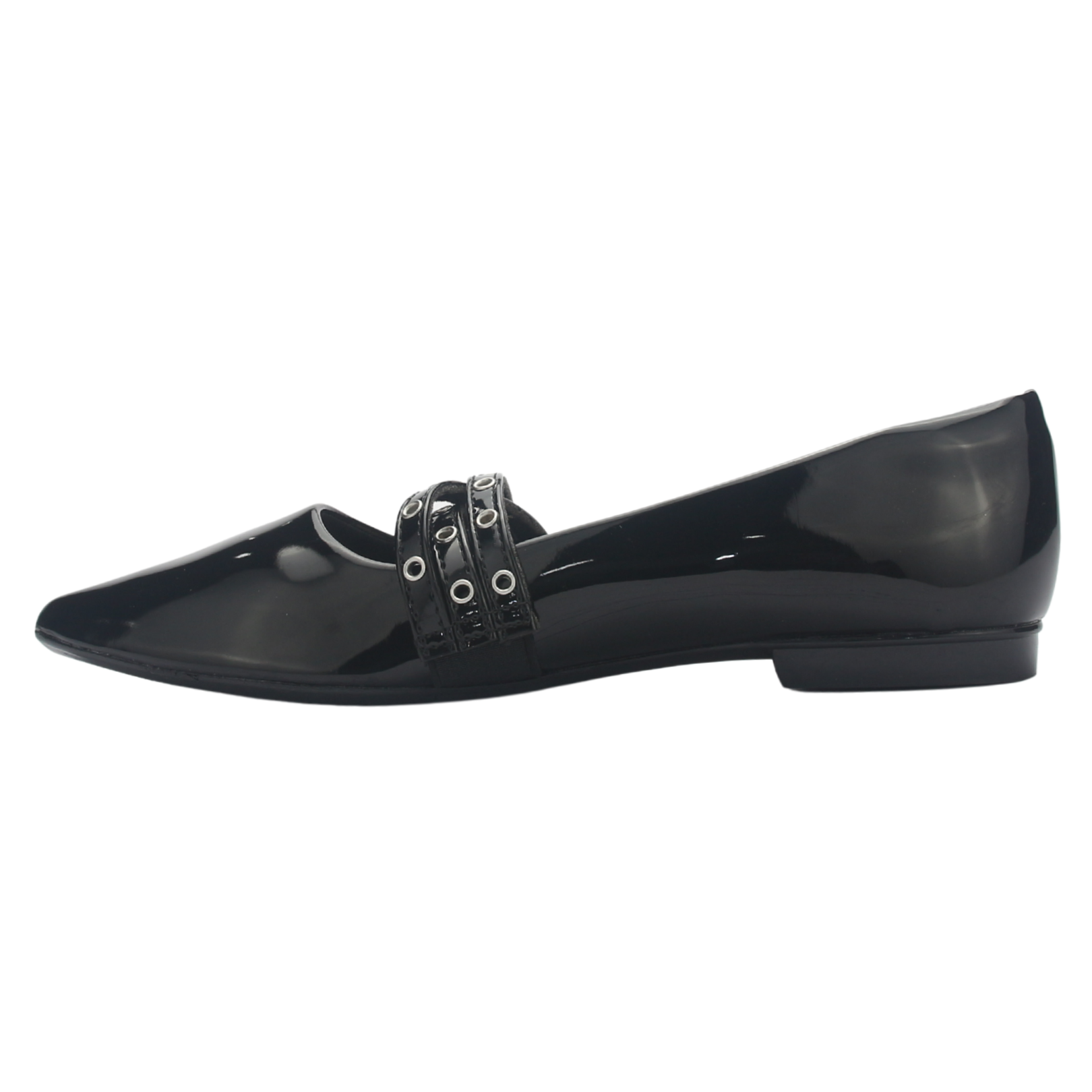 BALLERINA MUJER CHALADA MERCNEW-8 NEGRO CASUAL - 2