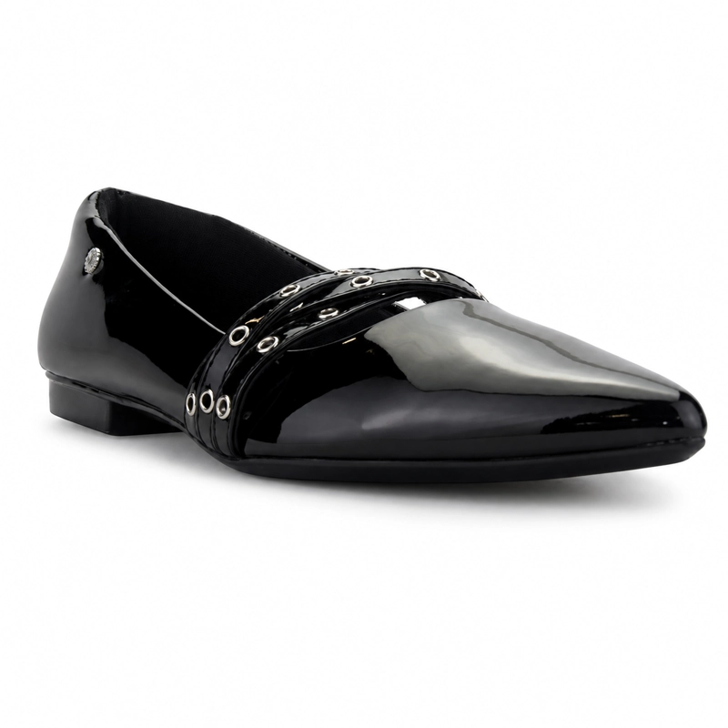 BALLERINA NEGRO MUJER CASUAL CHALADA MERCNEW - 3