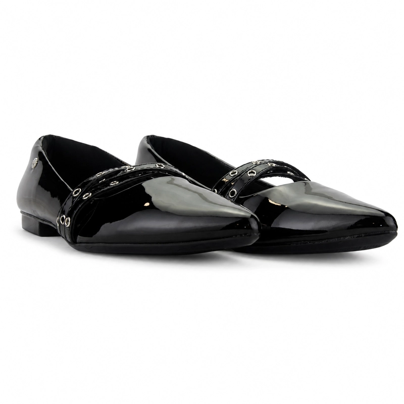 BALLERINA NEGRO MUJER CASUAL CHALADA MERCNEW - 5