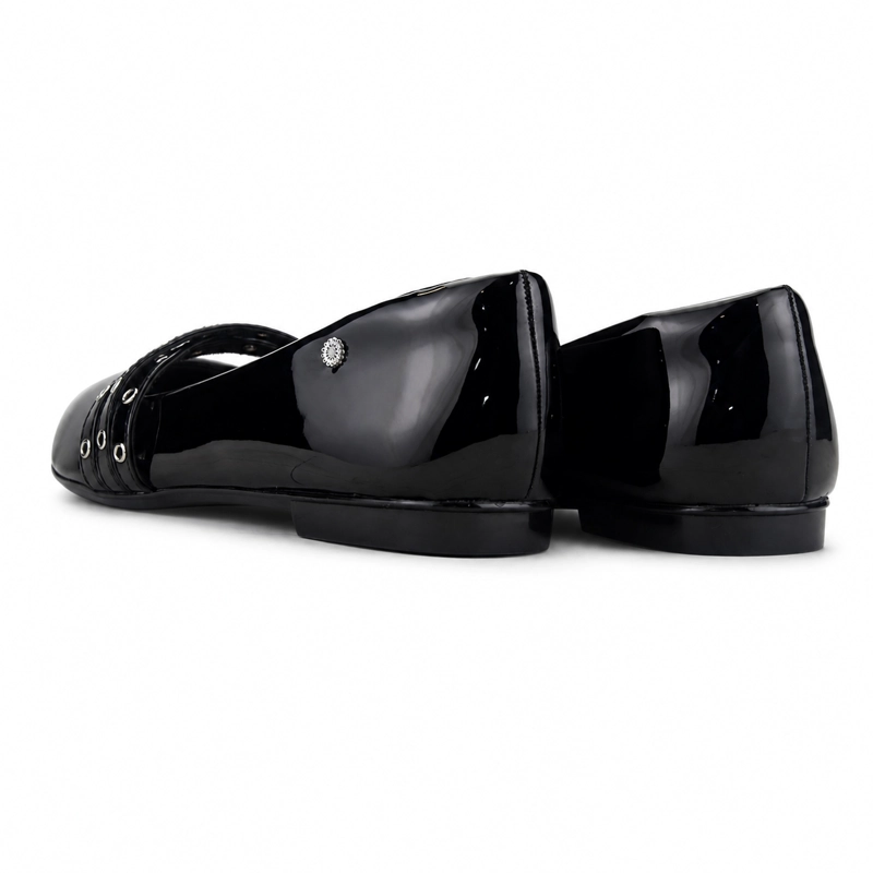 BALLERINA NEGRO MUJER CASUAL CHALADA MERCNEW - 6