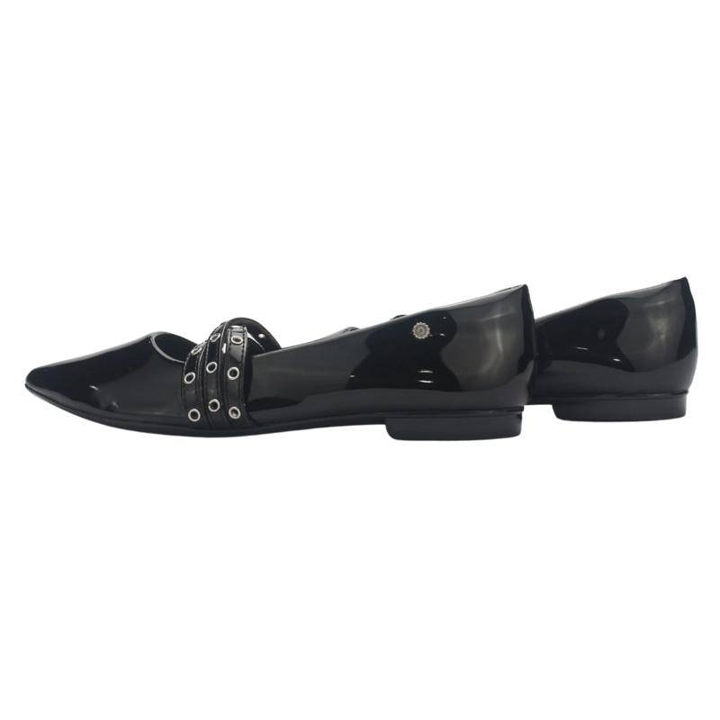 BALLERINA NEGRO MUJER CASUAL CHALADA MERCNEW - 8
